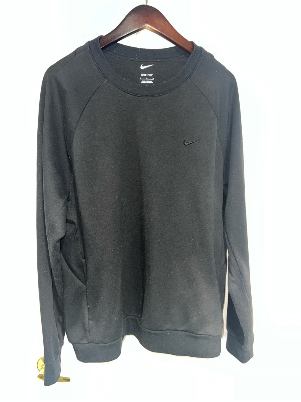 Nike Black Dri-FIT Crewneck Sweatshirt